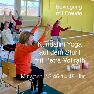 Yoga auf dem Stuhl